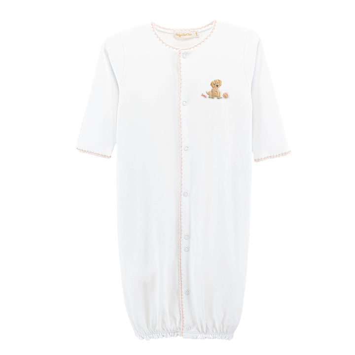 Good Puppy - Girl Converter Gown with Crochet Trim
