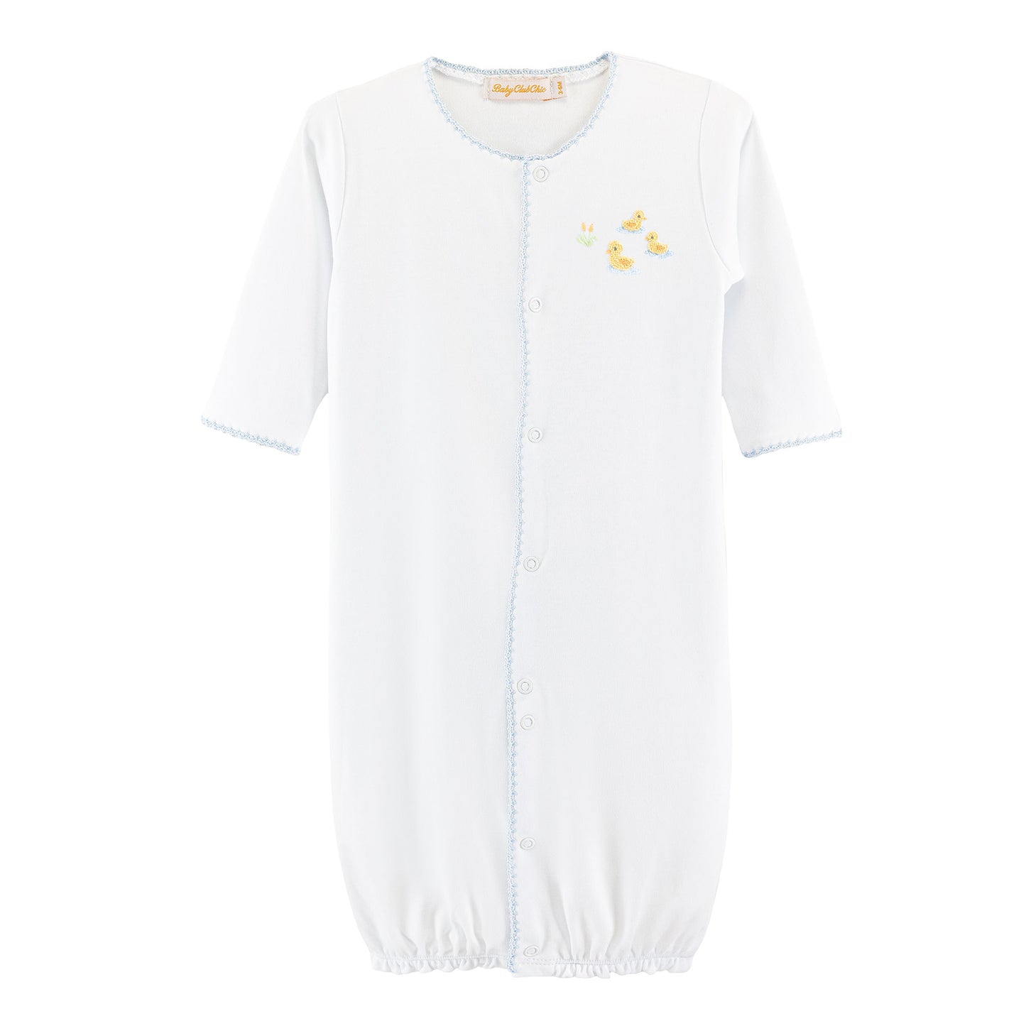Three Little Ducks Converter Gown with Crochet Trim