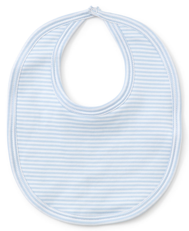 Blue Simple Stripes Bib