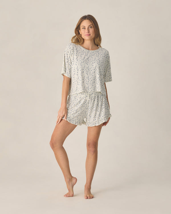 Women's Mosie Set Blue Ditsy