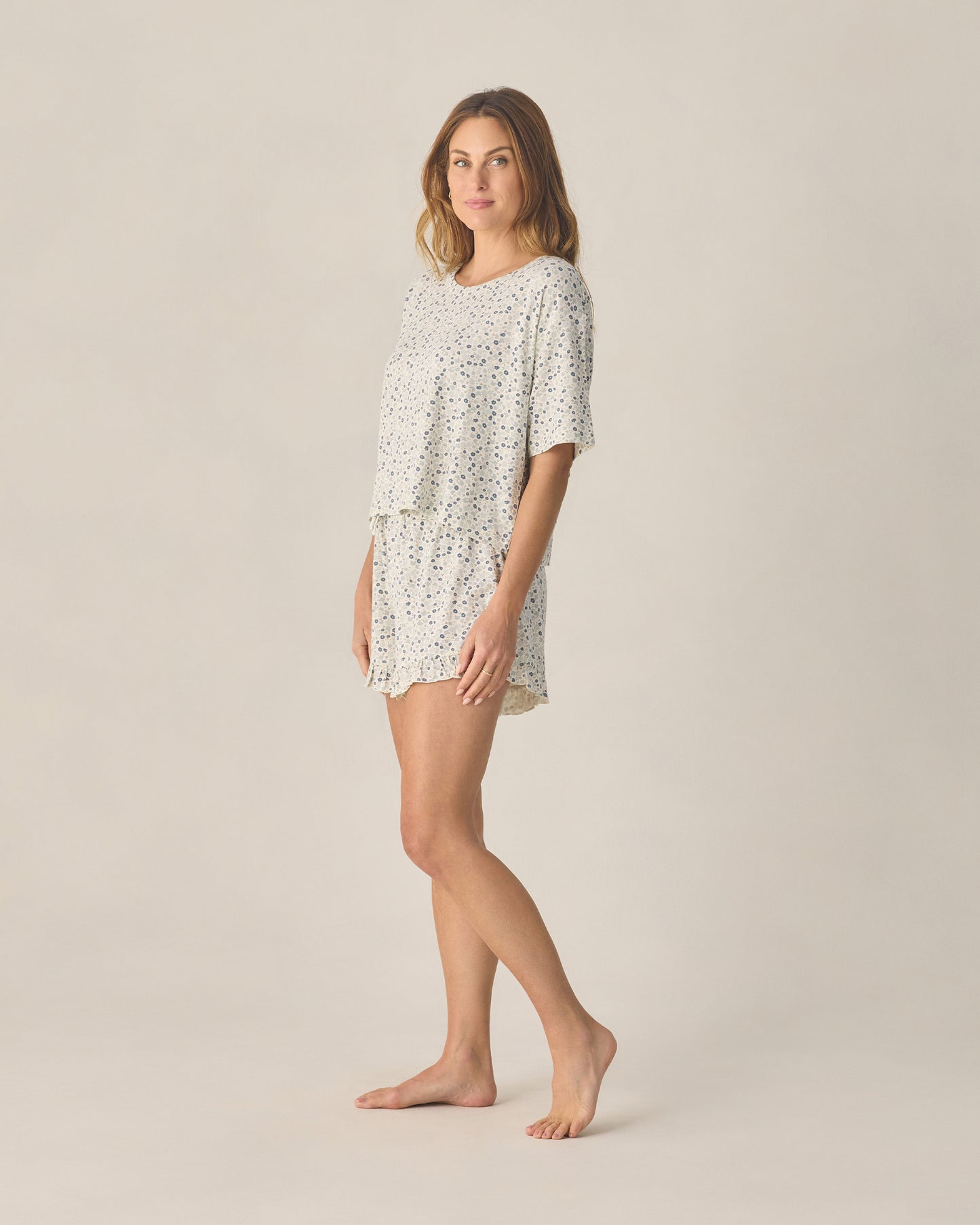 Women's Mosie Set Blue Ditsy