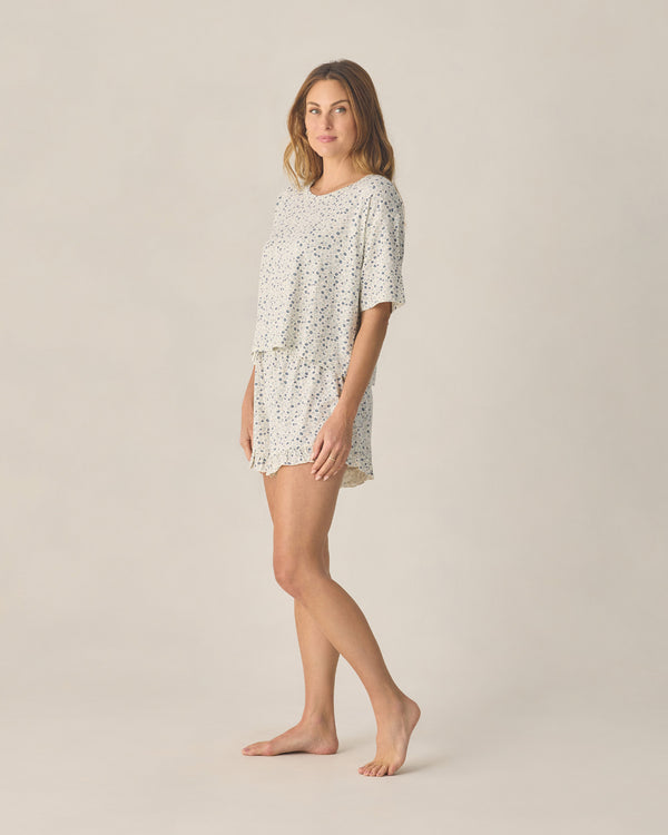 Women's Mosie Set Blue Ditsy