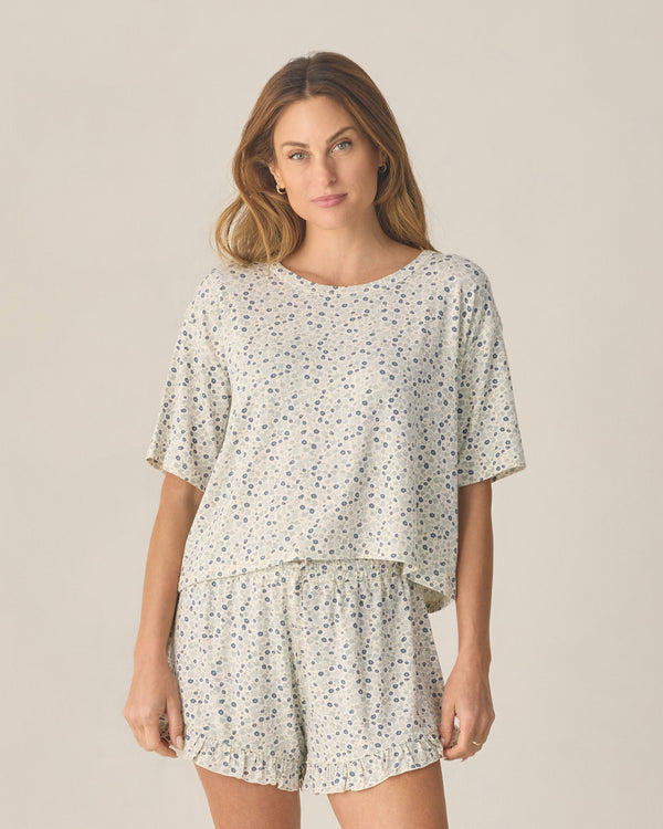 Women's Mosie Set Blue Ditsy