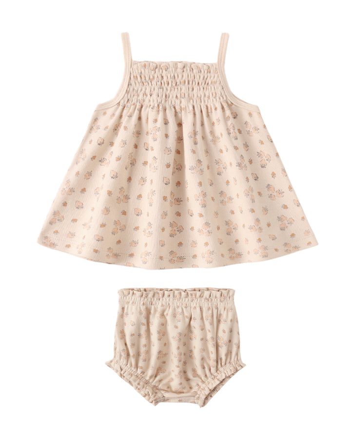 Smocked Tank + Bloomer Set Strawberries