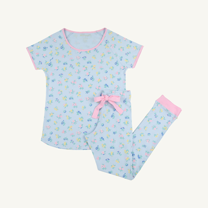 Stay in Bed Set - Little London Flowers with Pier Party Pink