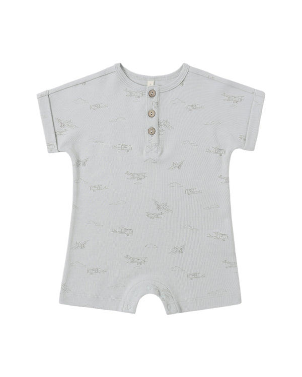 Short Sleeve One-Piece - Airplanes
