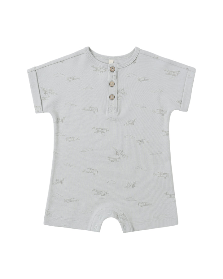 Short Sleeve One-Piece - Airplanes