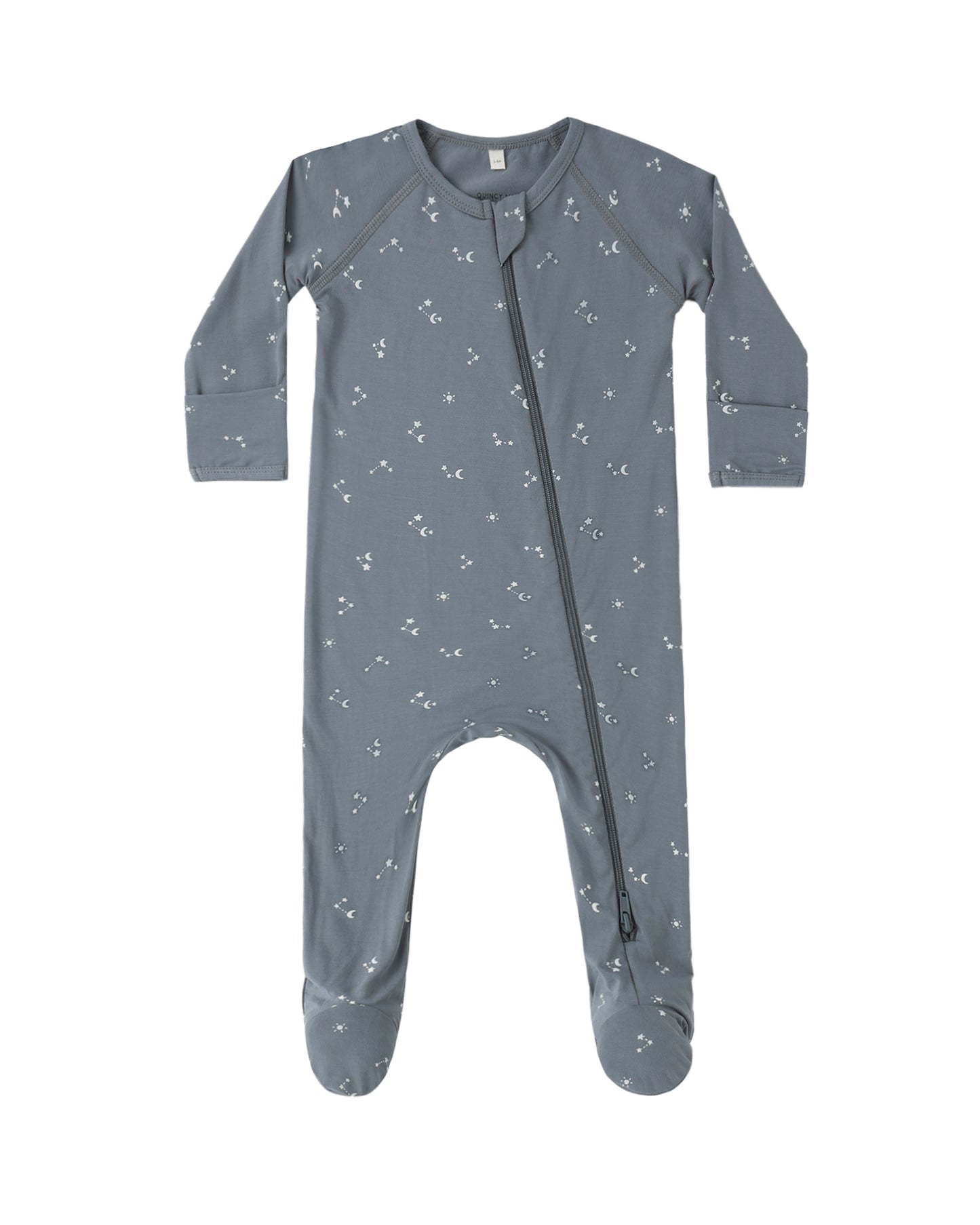Bamboo Zip Footie - Starlight