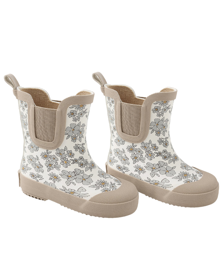 Rain Boots - Blue Floral
