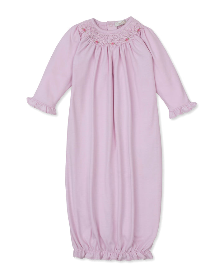 CLB Summer Bishop - Pink Sack w/ Hand Smocking