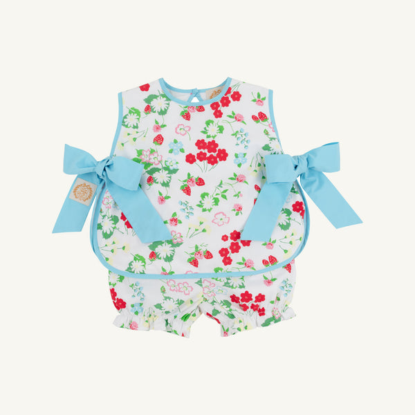 Talbott Tie Side Broadcloth - Berry Sweet/Belhaven Blue
