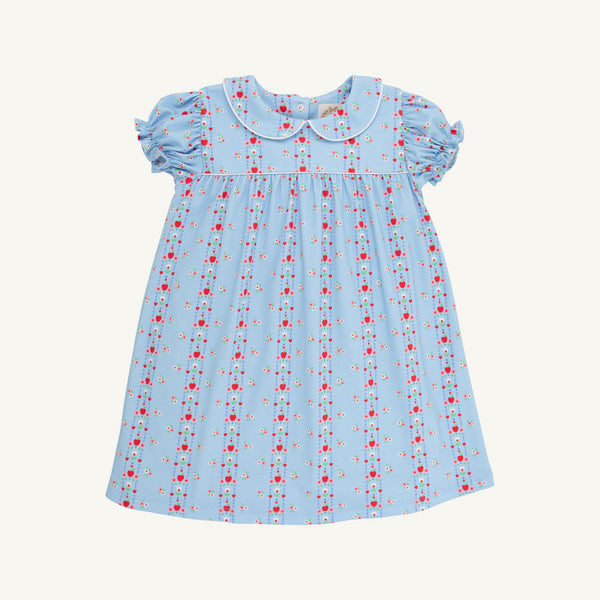 Holly Day Dress - First Day Flowers with Worth Avenue White
