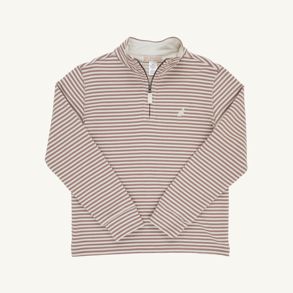 Hayword Half-Zip - Gray Bay Brown/Palmetto Pearl Stripe/Palmetto Pearl