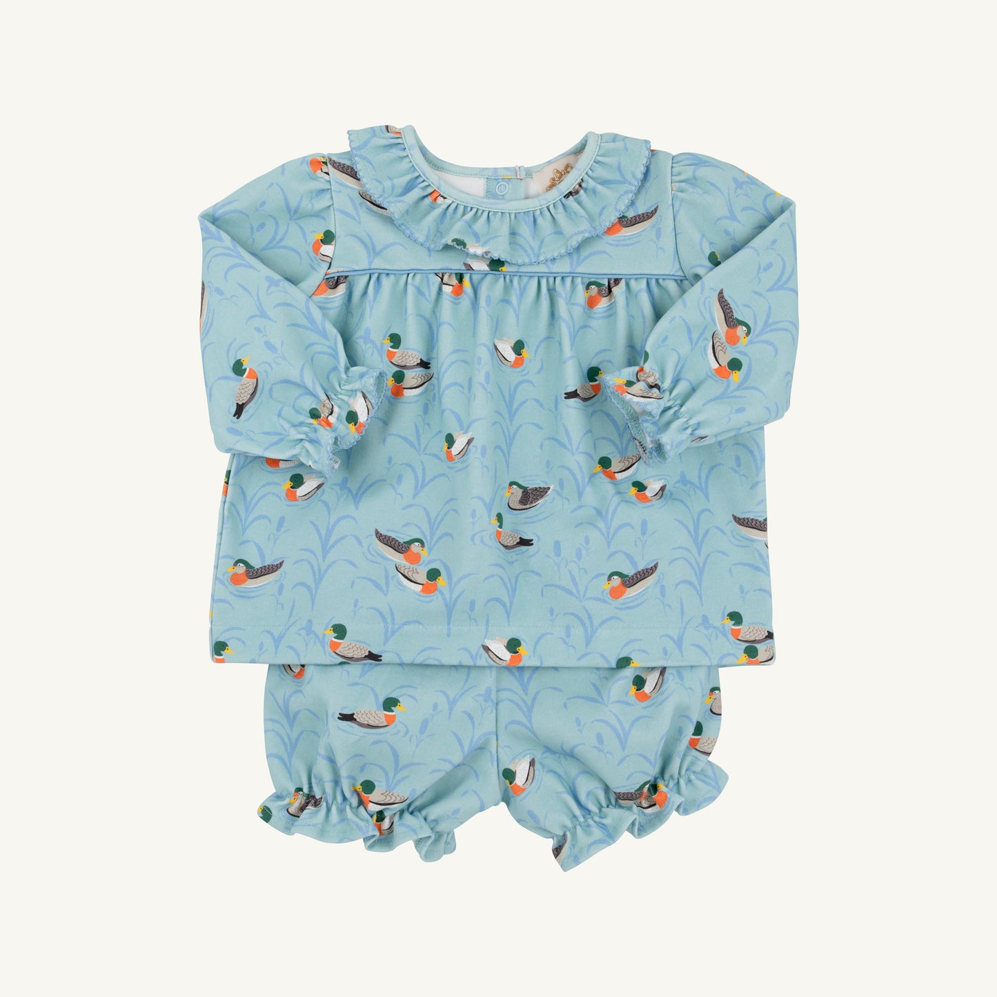 Bon Air Bloomer Set Pima - Fine Weather for Ducks/Sarasota Sky