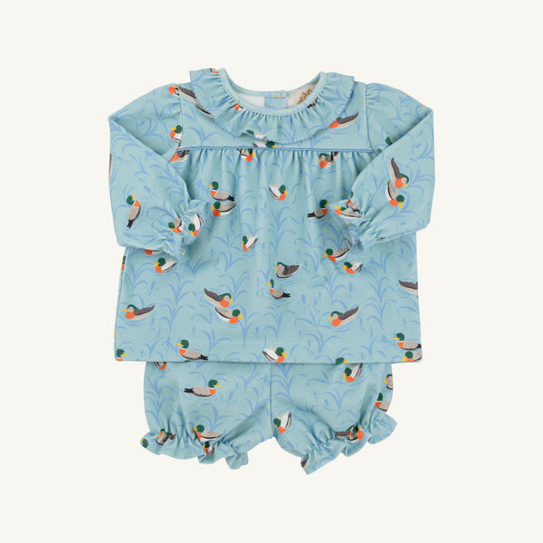 Bon Air Bloomer Set Pima - Fine Weather for Ducks/Sarasota Sky