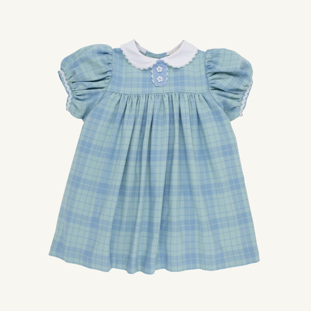 Mary Dal Dress Woven Yarn - Audubon Park Plaid/Sarasota Sky