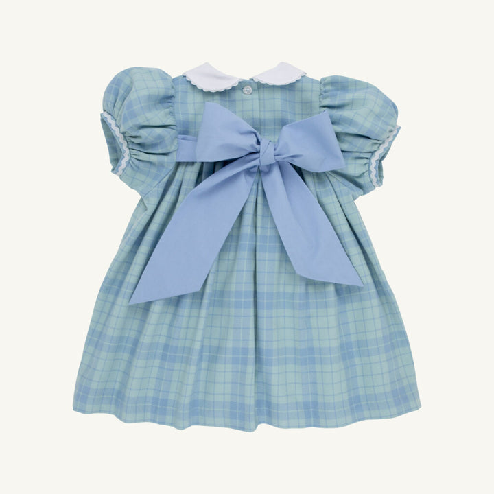 Mary Dal Dress Woven Yarn - Audubon Park Plaid/Sarasota Sky