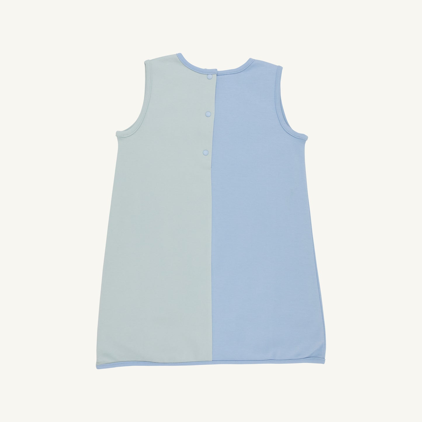 Kennedy Colorblock Dress Heavy Weight Knit - Sarasota Sky/Old Greenwich Green