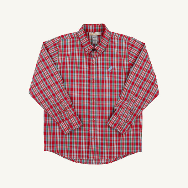 Deans List Dress Shirt - Woodspoint Plaid/Barrington Blue