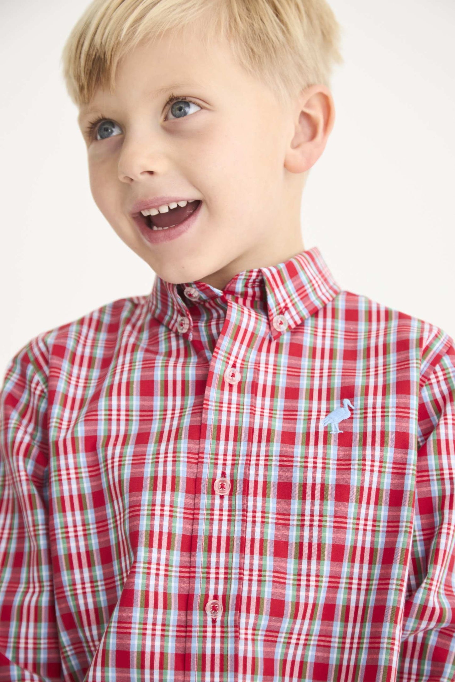 Deans List Dress Shirt - Woodspoint Plaid/Barrington Blue