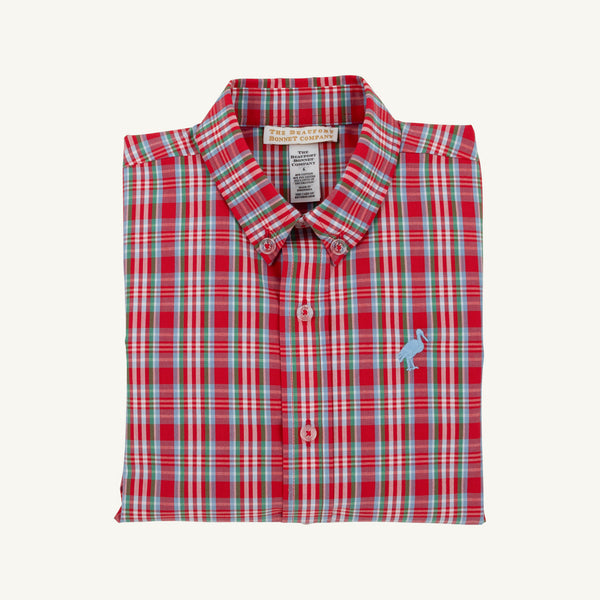 Deans List Dress Shirt - Woodspoint Plaid/Barrington Blue