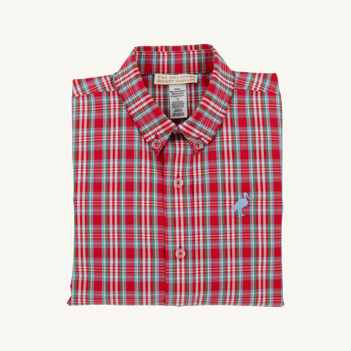 Deans List Dress Shirt - Woodspoint Plaid/Barrington Blue