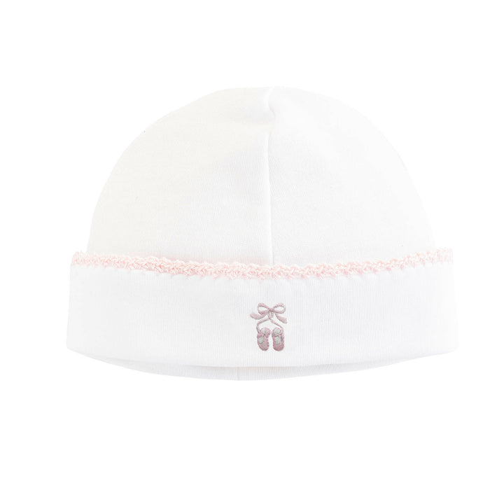 Sugarplum Steps Round Hat with Crochet Trim