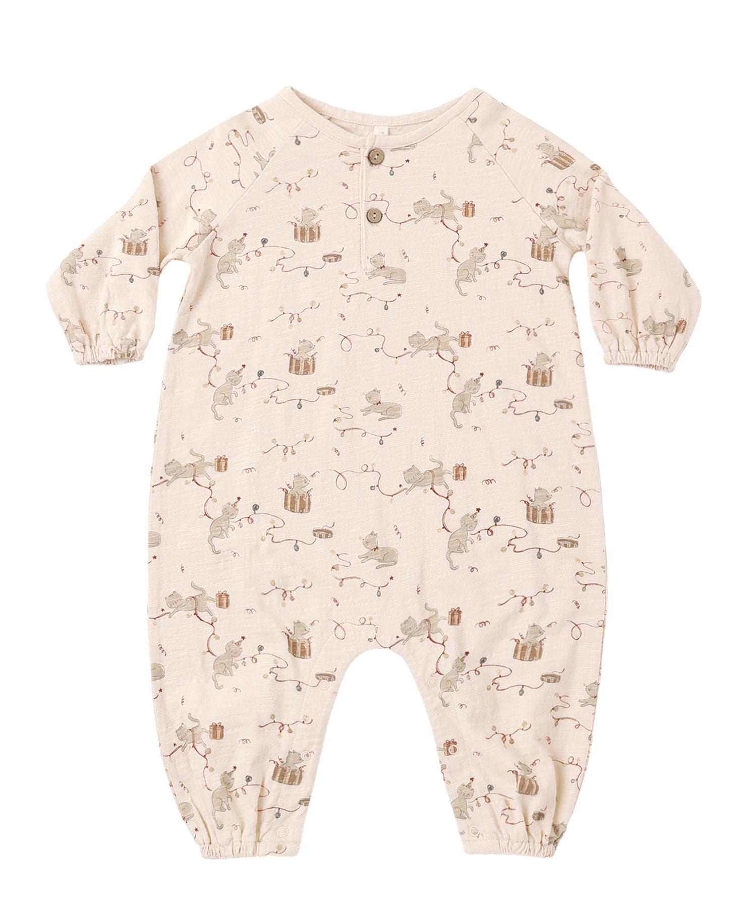 Henley Jumpsuit Kitties