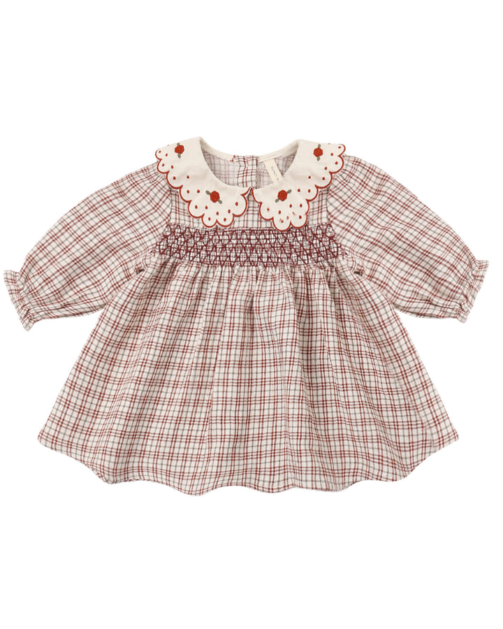Callie Dress in Christmas Plaid