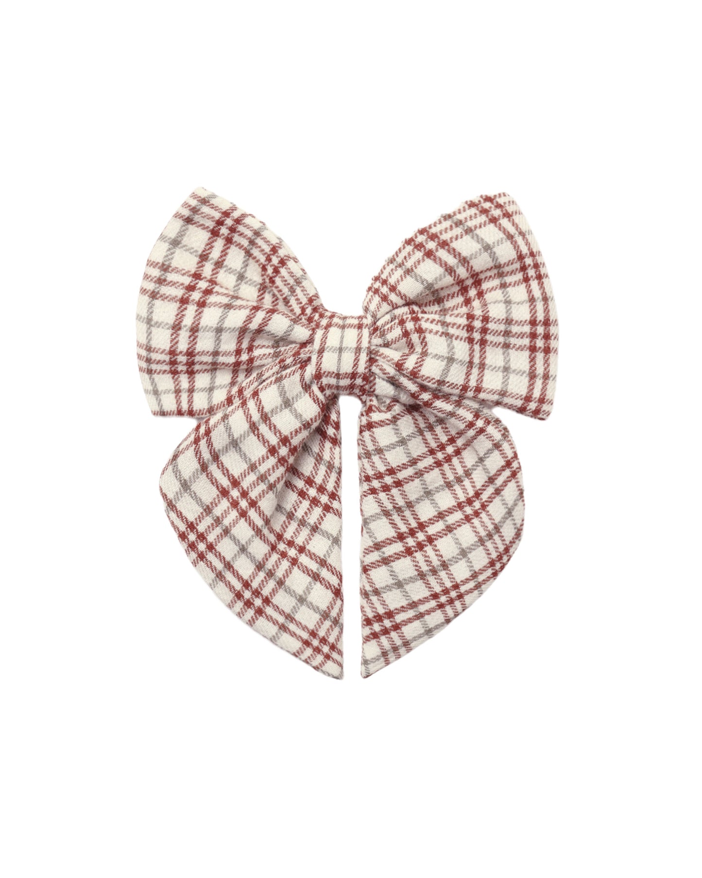 Christmas Bow Plaid