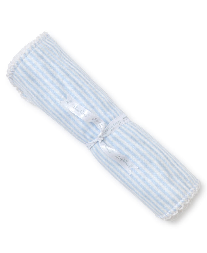 Blue Simple Stripes Burp