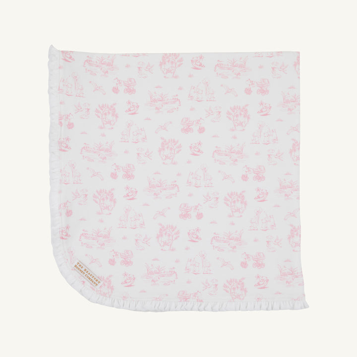 Baby Buggy Blanket - Hampton's Hot Pink