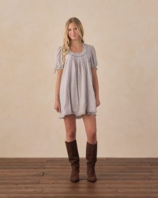 Shiloh Dress Dust Blue