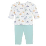 Baby Dinos Printed Tee and Pant Set