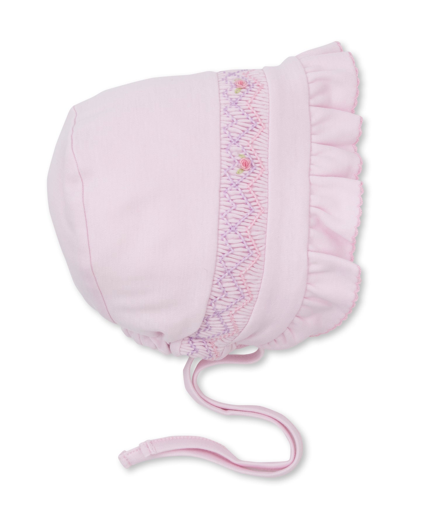 Pink Bonnet with Hand Smock