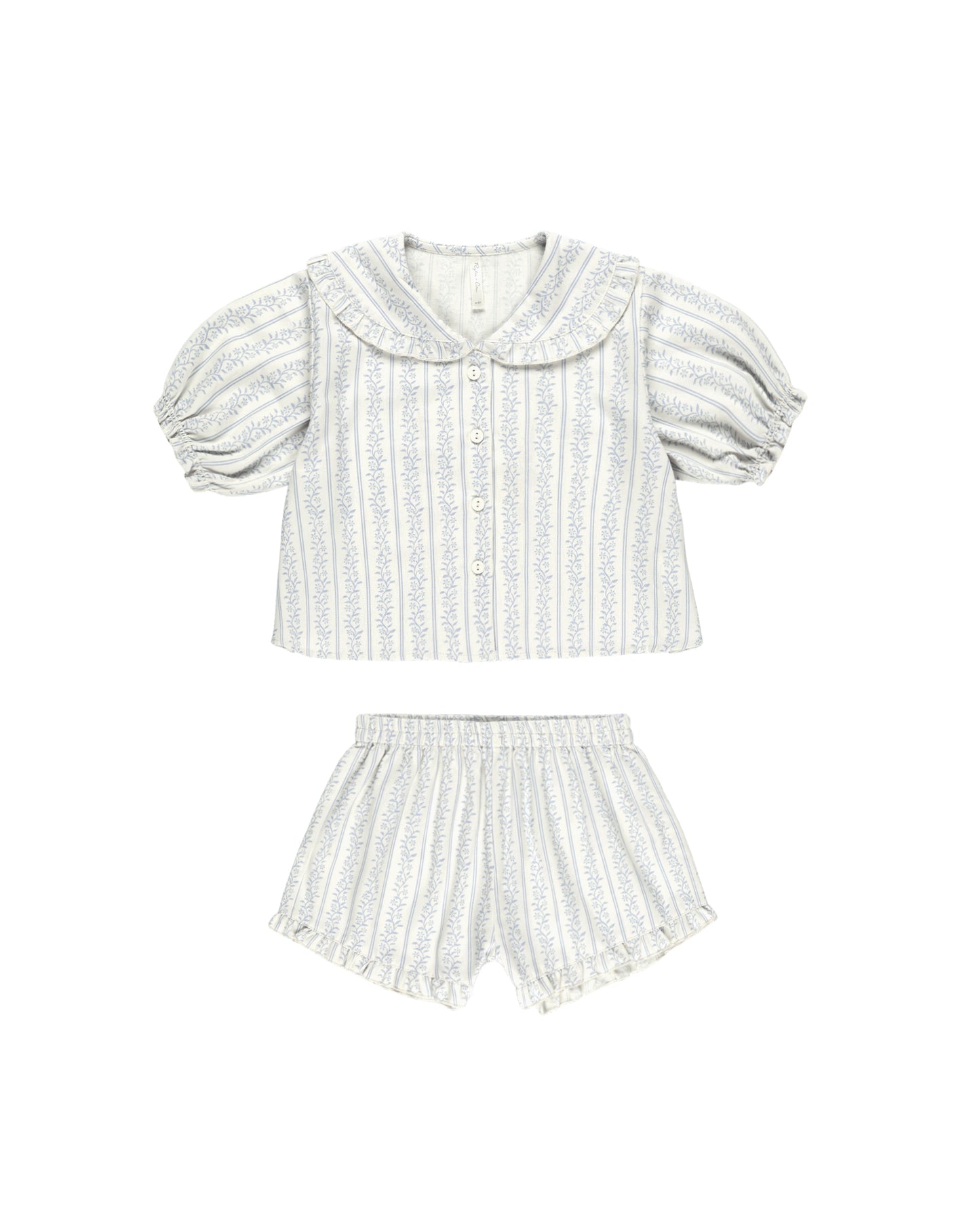 Delilah Pajama Set || Blue Vines