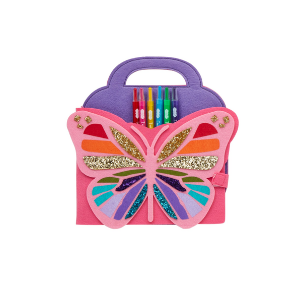 Butterfly Art Folio Set Purple
