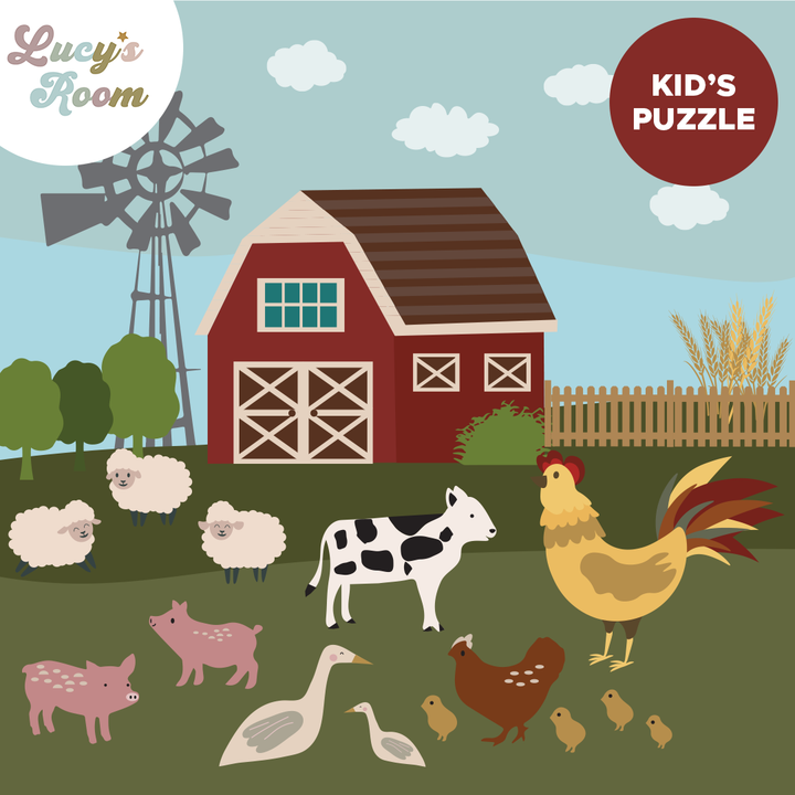 Lucy's Room Farm Friends Puzzle