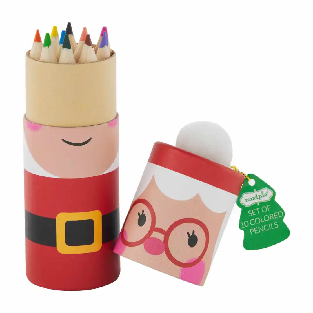 Mrs. Claus Christmas Colored Pencil Set