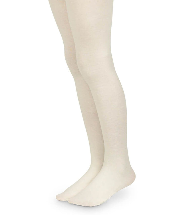 Smooth Microfiber Tights in Ivory