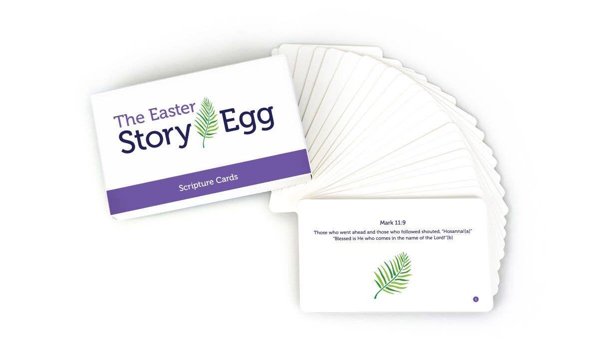 The Easter Story Egg Scripture Cards