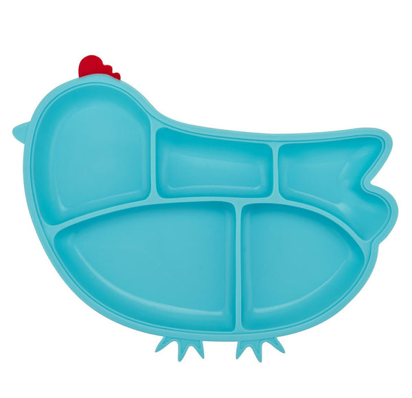 Silicone Suction Divided Chicken Plate