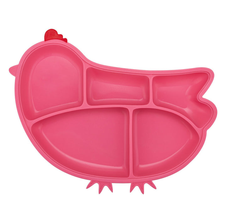 Silicone Suction Divided Chicken Plate