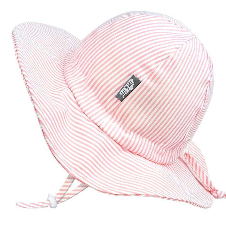 Pink Stripes | Cotton Floppy Hat