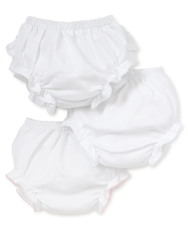 White Kissy Basics Diaper Cover Set