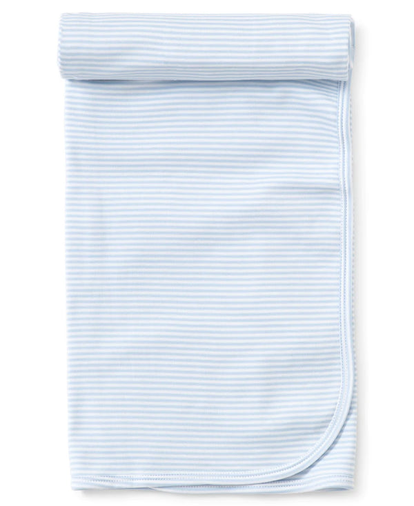 Blue Simple Stripes Blanket