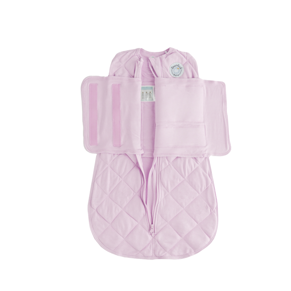 Bamboo Weighted Swaddle, 0-6 months - Blush: Blush
