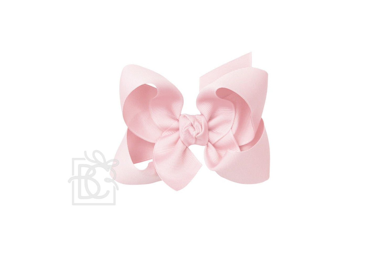 Large Signature Grosgrain Double Knot Bow on Clip