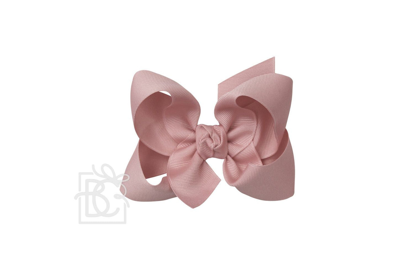 Large Signature Grosgrain Double Knot Bow on Clip