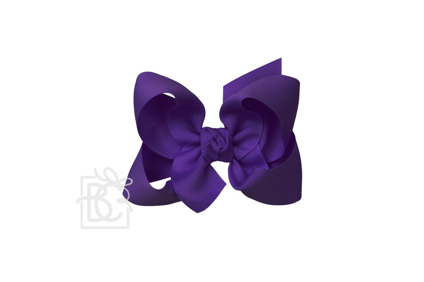 Large Signature Grosgrain Double Knot Bow on Clip